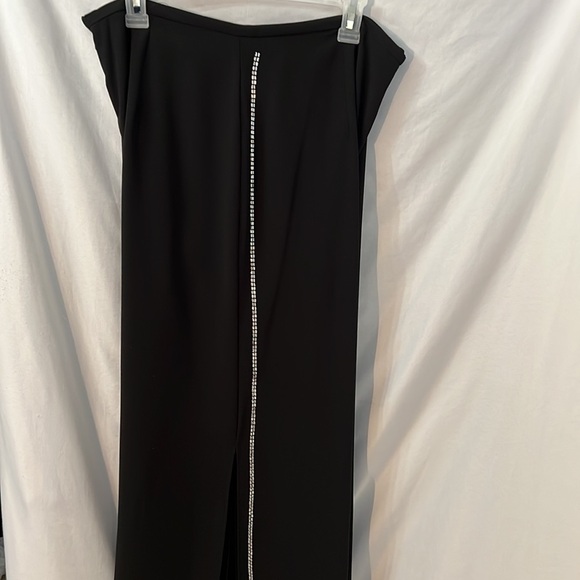 J R Nites by Caliendo Elegant Black Women's Pants with Rhinestone Detail Size 16 - Picture 5 of 6